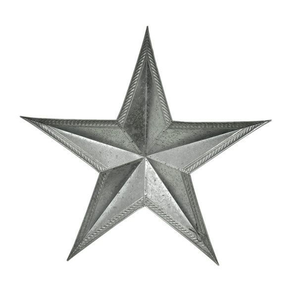 Sculptures 21inch Hanging Country Rustic Metal Star For July 4th Decoration Attraction Design Patriotic Metal Barn Star Wall Decor Wall Sculptures