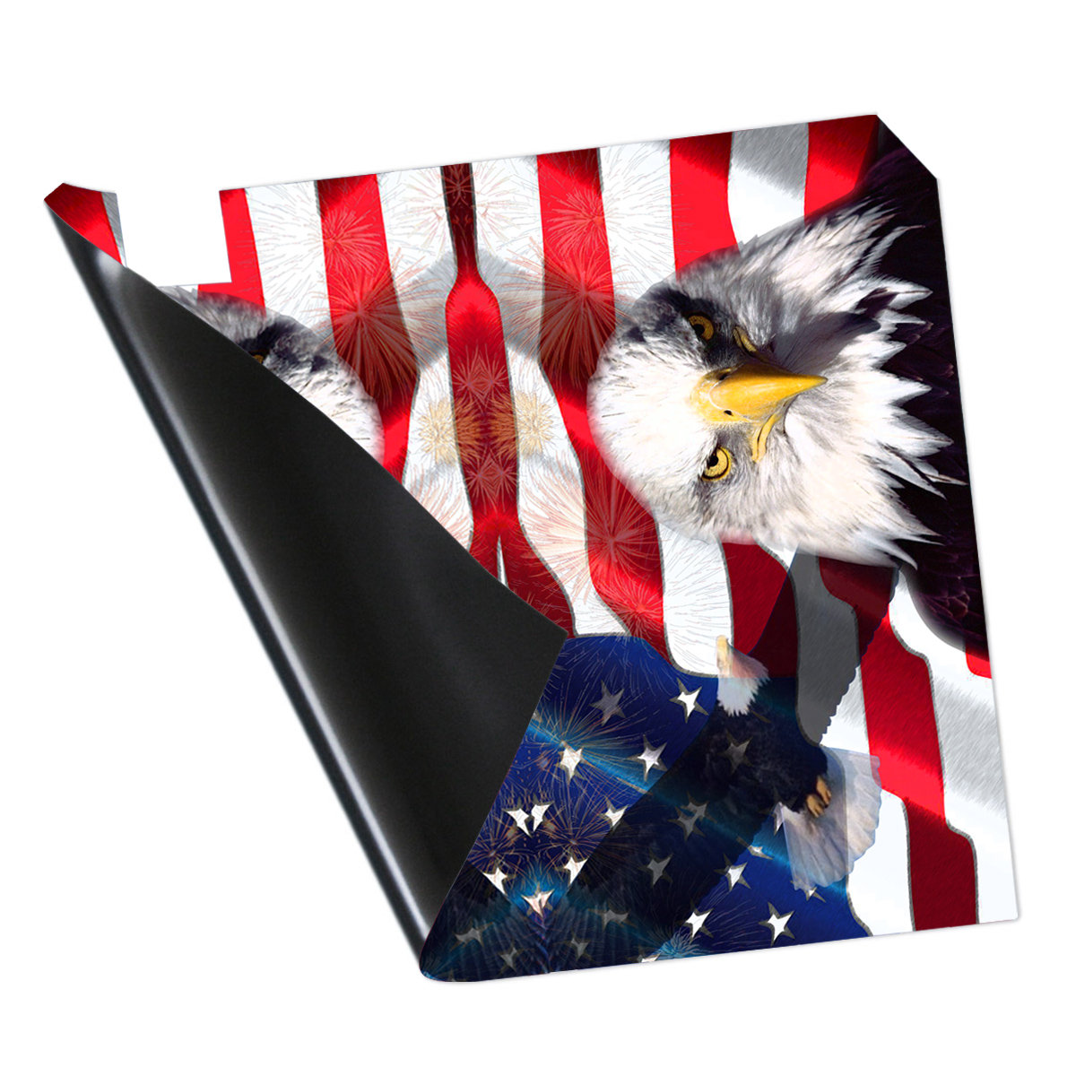 MBM22 VWAQ 4th of July Mailbox Covers Magnetic American Flag Eagle USA Patriotic Mailbox Decorative