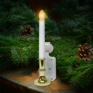 Solar Led Window Candles Wayfair Carolite Pro Solar Holiday Flameless Window Candle Set Of 2