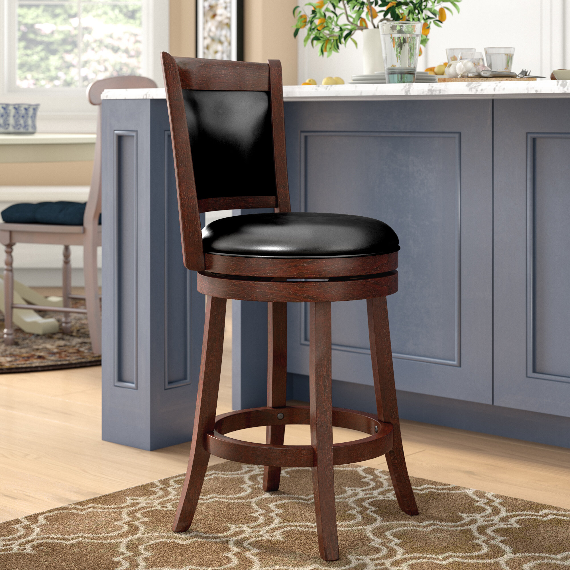 Lark Manor Alyn Swivel Bar & Counter Stool & Reviews - Wayfair Canada