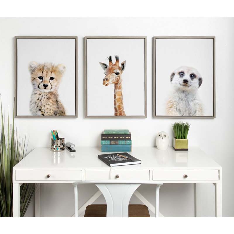 Harriet Bee Kate And Laurel Sylvie Baby Meerkat Animal Print