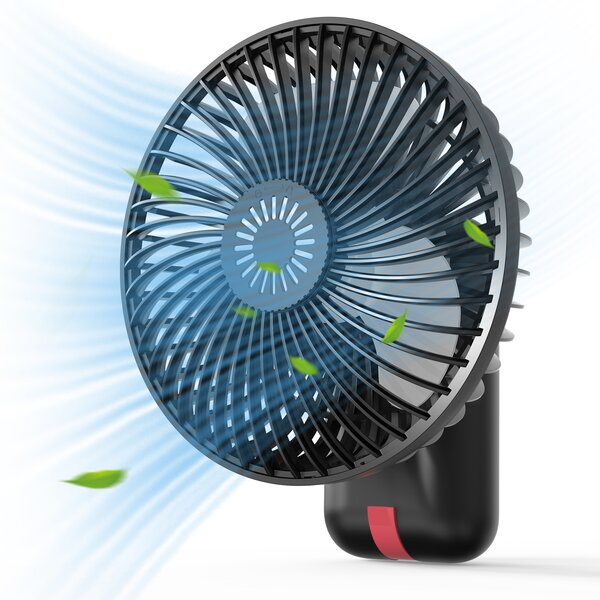 Rechargeable USB Fan Air Cooler Mini Operated Hand Held Protable No Battery  AL 