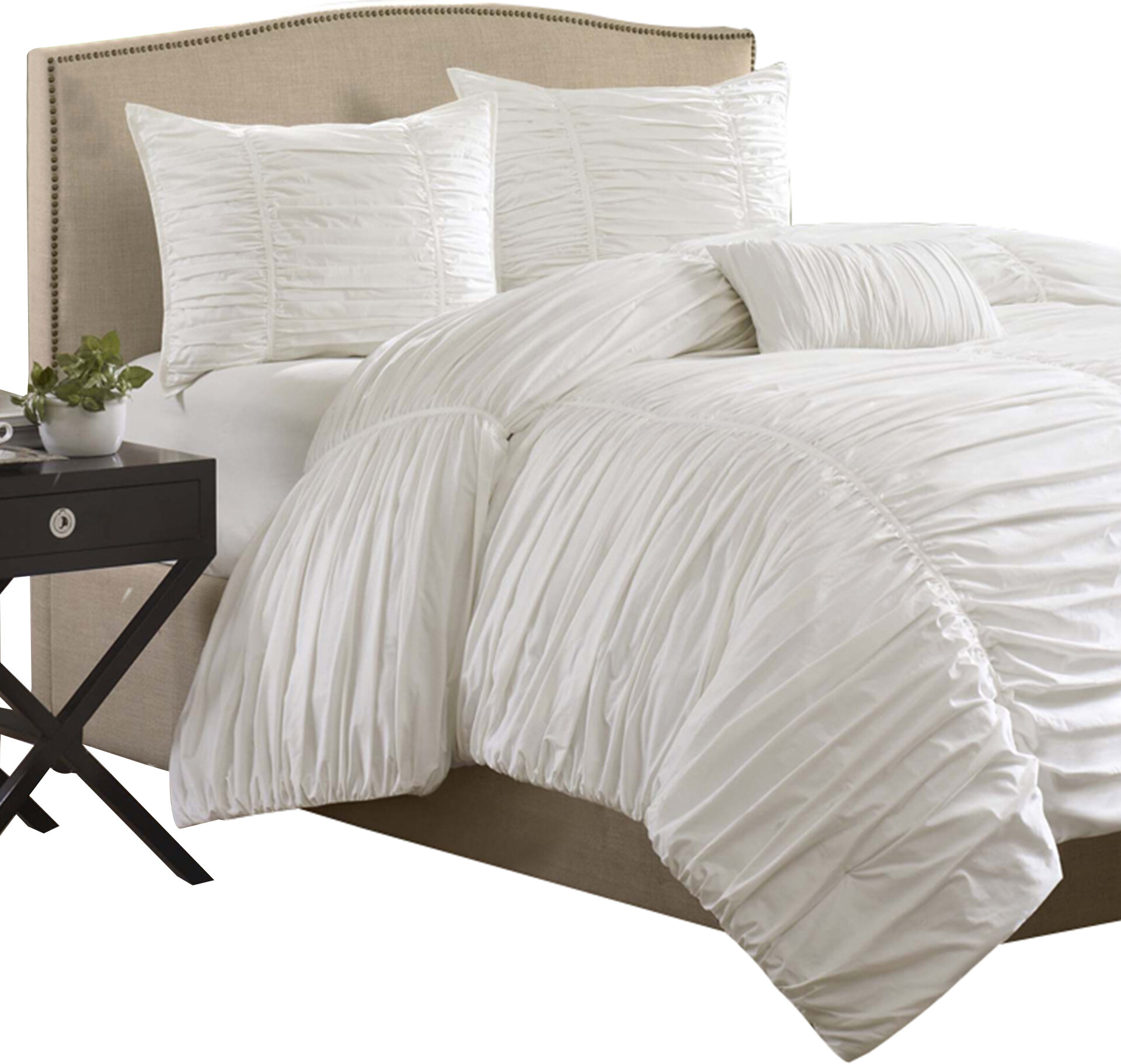 House Of Hampton Aldeburgh 4 Piece Duvet Cover Set Reviews Wayfair