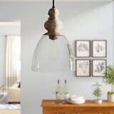 Farmhouse Rustic Sloped Ceiling Adaptable Pendants Birch