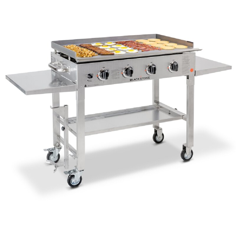 flat top grill and burner combo