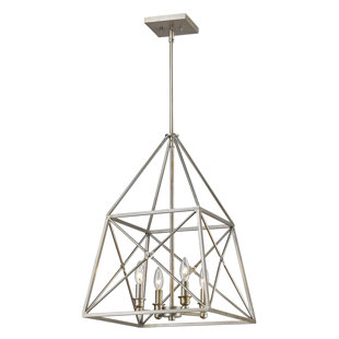 Tolya 4-Light Foyer Lantern Pendant by