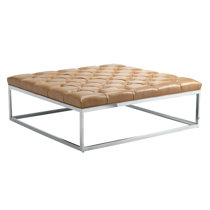 Modern Contemporary Leather Tufted Coffee Table Allmodern