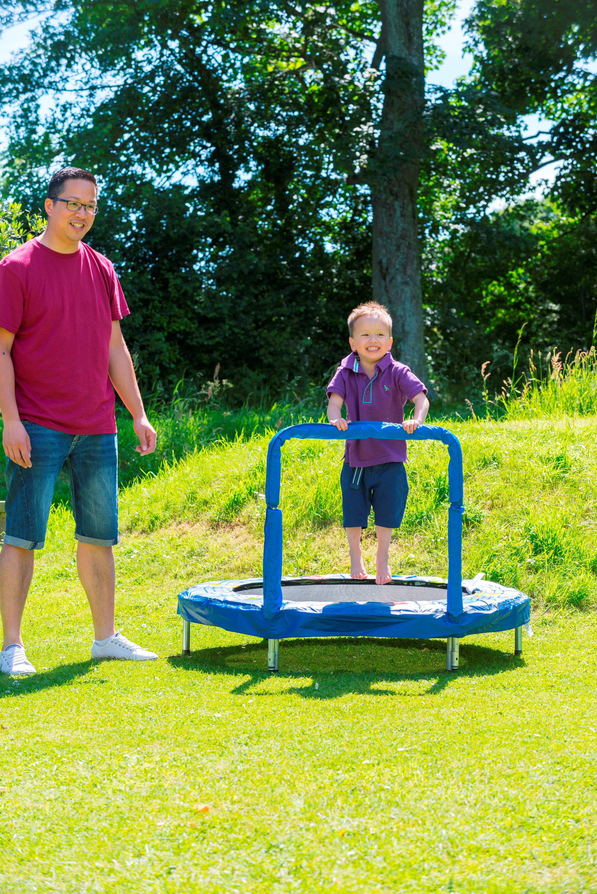 outdoor toddler trampoline