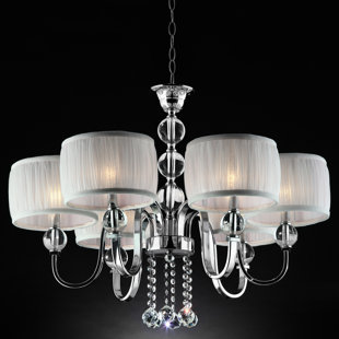 Go to store & view more images Elizabella 6-Light Shaded Chandelier by House of Hampton