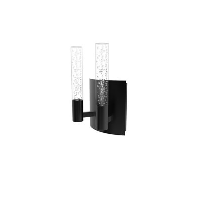 Seraph 2-Light Armed Sconce Blackjack Lighting Finish: Matte Black