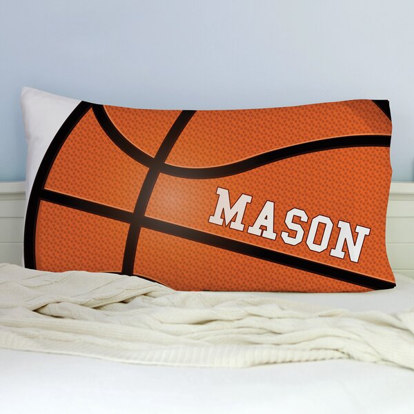 personalized basketball pillow