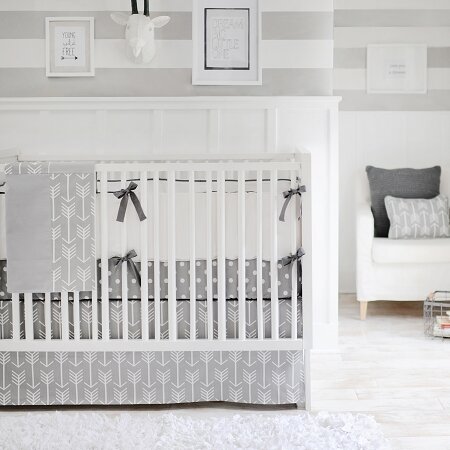 New Arrivals Wanderlust Arrow 4 Piece Crib Bedding Set Wayfair