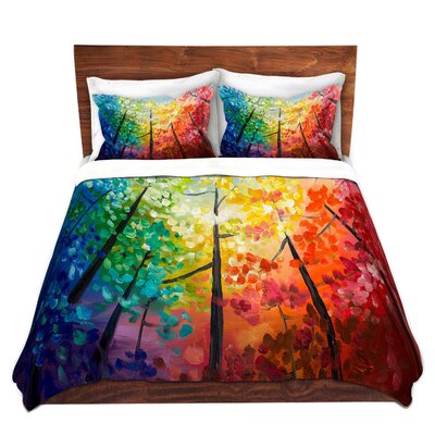 Sistrunk Lam Fuk Tim Colorful Trees Vi Microfiber Duvet Covers