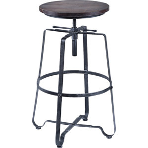 Jaqueline Adjustable Height Bar Stool by 17 Stor..