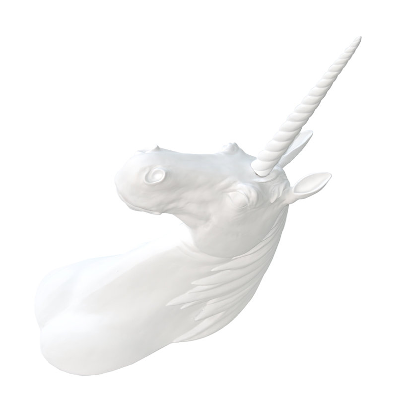 Near And Deer Unicorn Accent Faux Taxidermy Wall Decor Wayfair