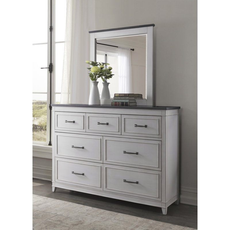 Alcott Hill Del Mar 7 Drawer Dresser with Mirror & Reviews ...