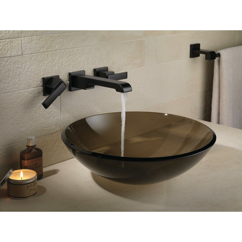 Delta Ara Two Handle Wall-Mount Lavatory Faucet & Reviews ...