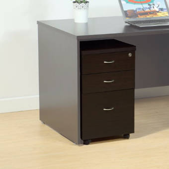 Studio Designs Home Newel 3 Drawer Mobile Vertical Filing Cabinet
