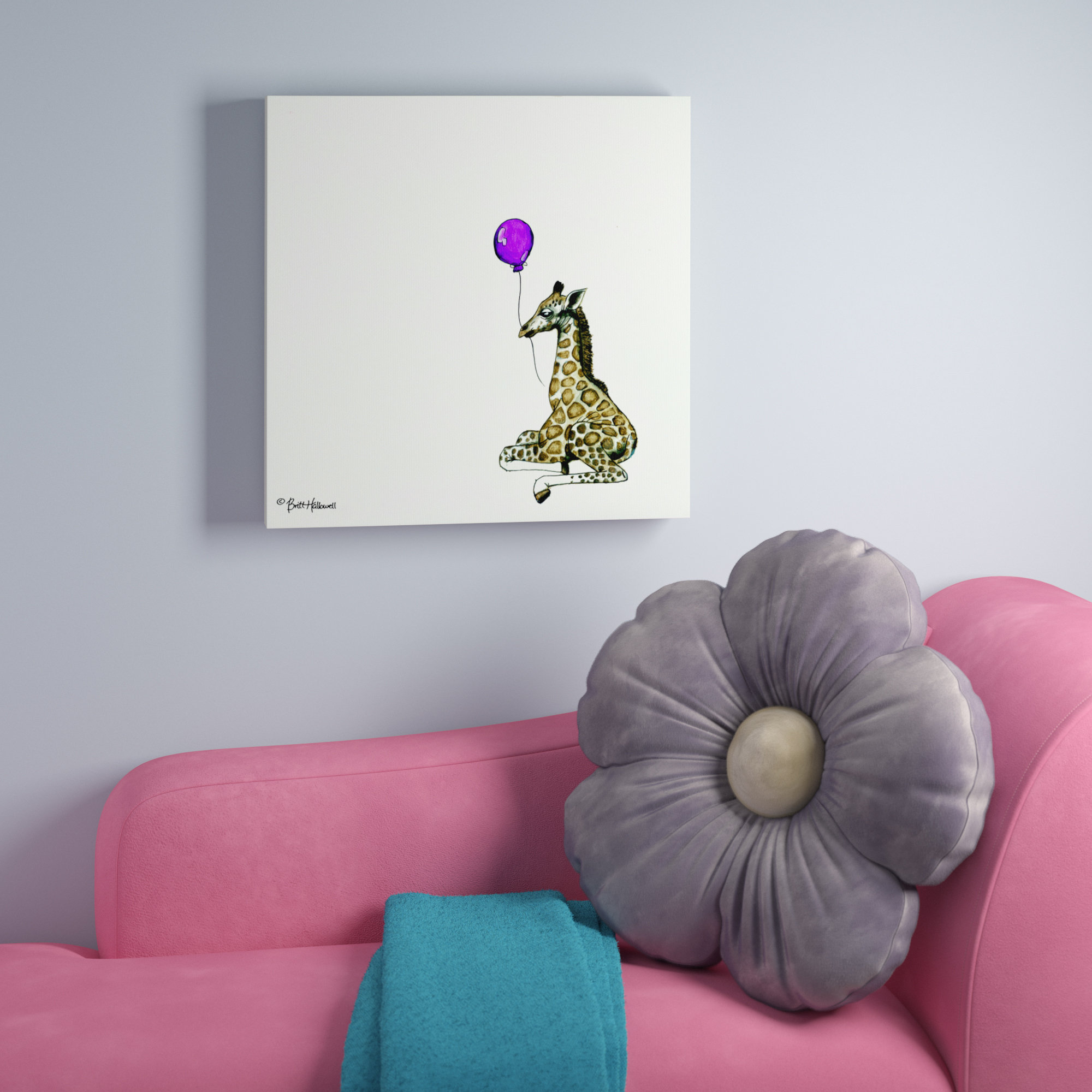 giraffe wall art for nursery