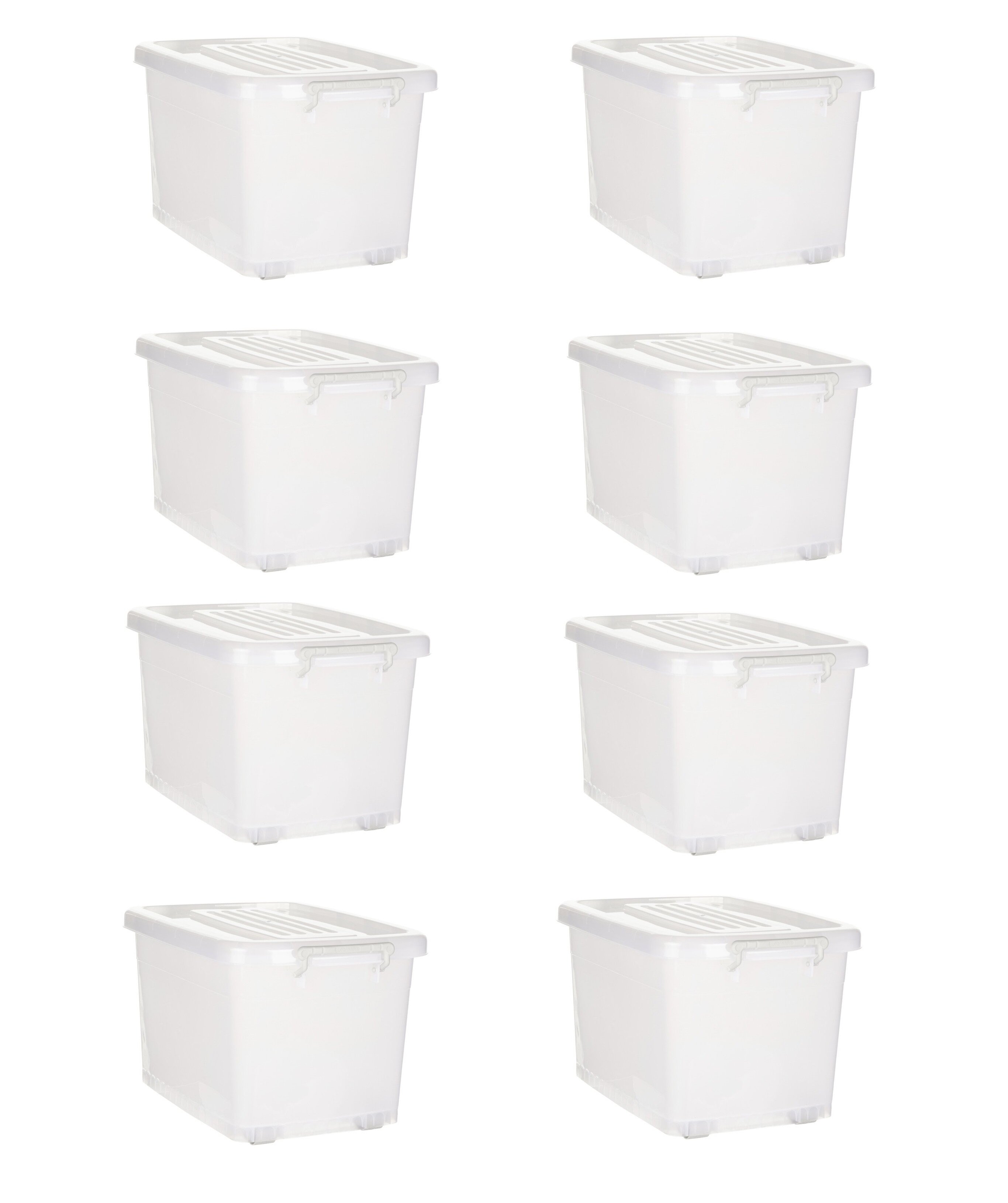 Lumea 50 qt Plastic Storage Tote | Wayfair