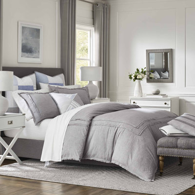 Southern Tide Bayview Reversible Comforter Set Color Gray Size