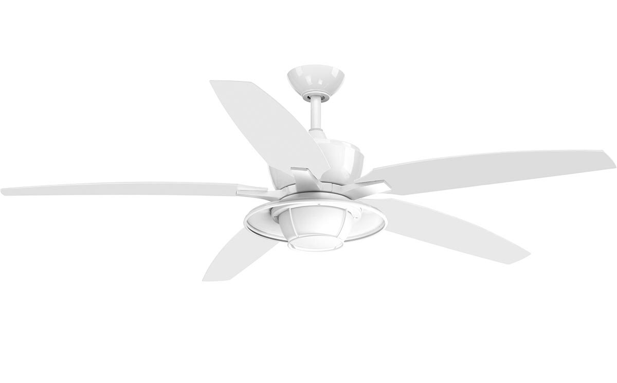 Milmont 5 Blade Outdoor Led Ceiling Fan With Remote