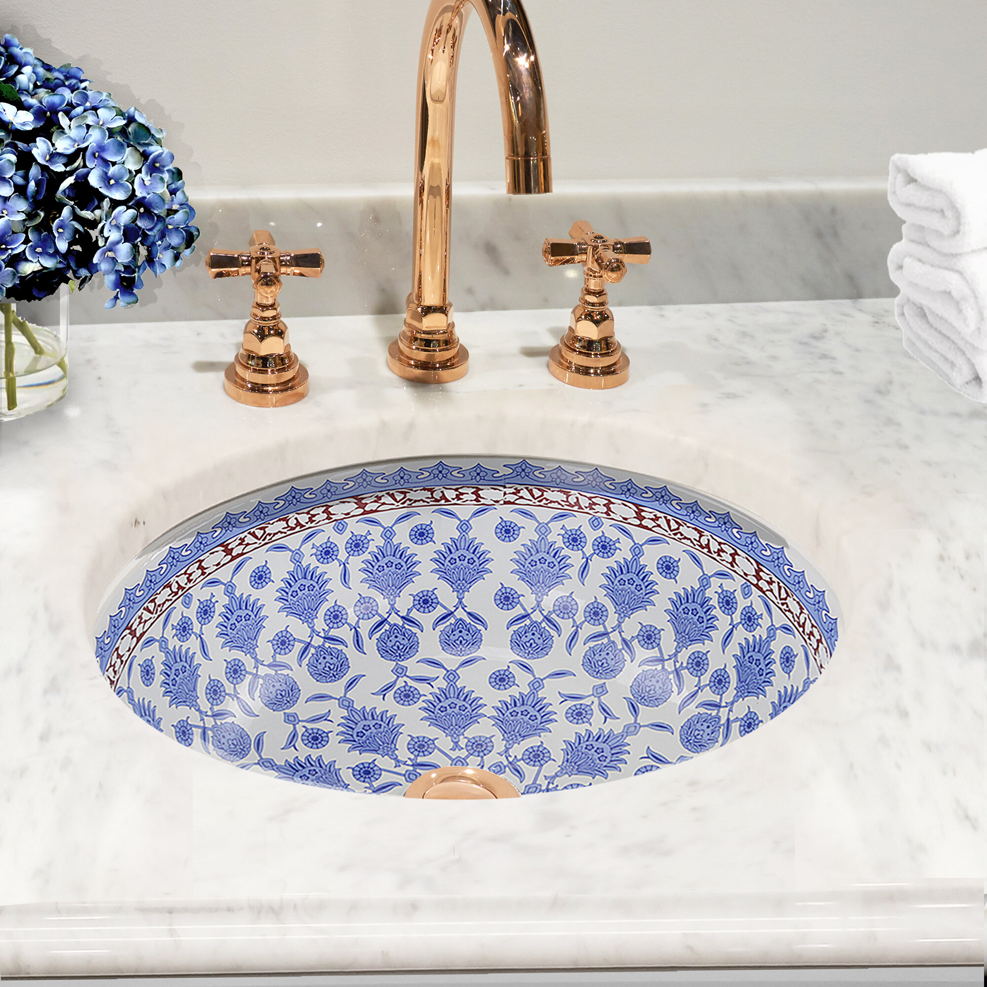 Nantucket Sinks Regatta Ceramic Circular Undermount Bathroom Sink Wayfair