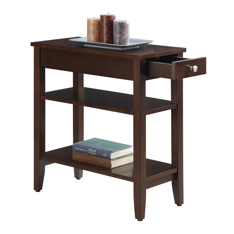 Three Posts Inman End Table With Storage Reviews Wayfair