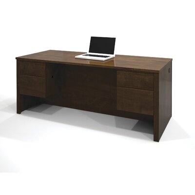 Prestige Executive Desk Bestar Color Chocolate