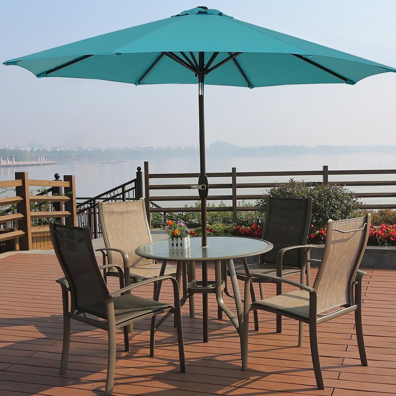 Charlton Home Rhinecliff 9 Market Umbrella Reviews Wayfair Ca