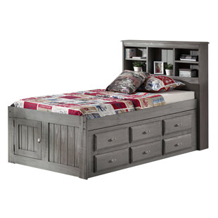 Twin Bed With 6 Drawers Wayfair Greg Twin Mate S Captain Bed With 6 Drawers
