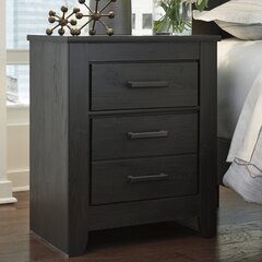 charcoal grey nightstand