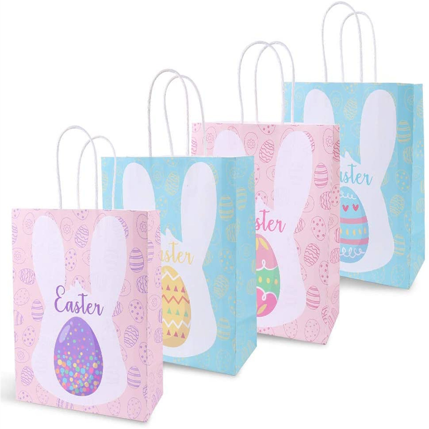 GuangMing 12 Piece Easter Gift Bags 