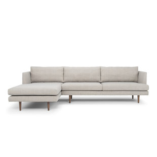 Modern Contemporary Light Grey Sectional Sofa Allmodern