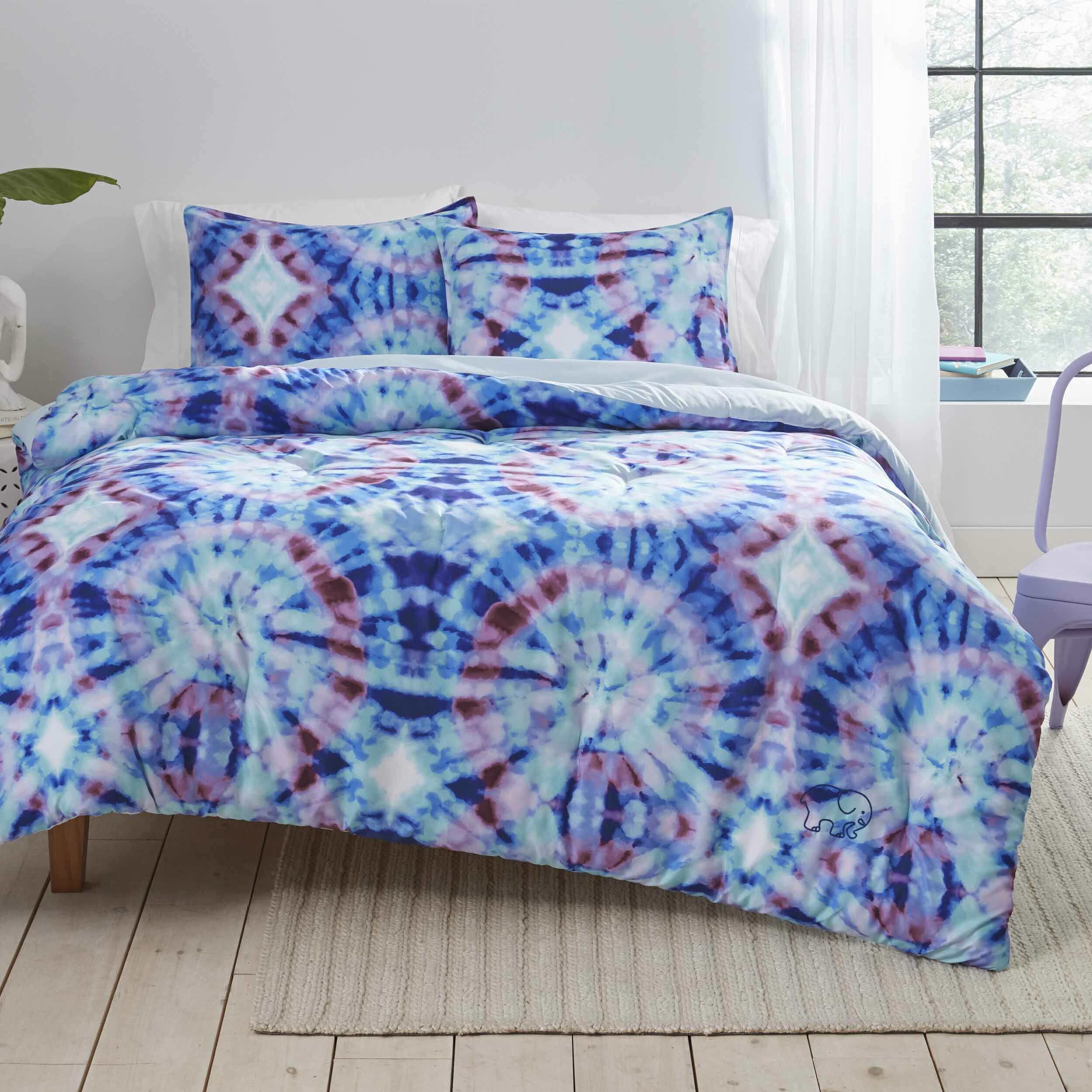 Ivory Ella Izzie Blue Reversible Duvet Cover Set Wayfair Ca