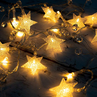Best Kathleen LED Fairy Stars and Beads 20 Light Novelty String Lights By The Holiday Aisle Outdoor Lighting Kathleen LED Fairy Stars and Beads 20 Light Novelty String Lights By The Holiday Aisle Outdoor Lighting