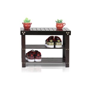 3-Tier 6 Pair Stackable Shoe Rack