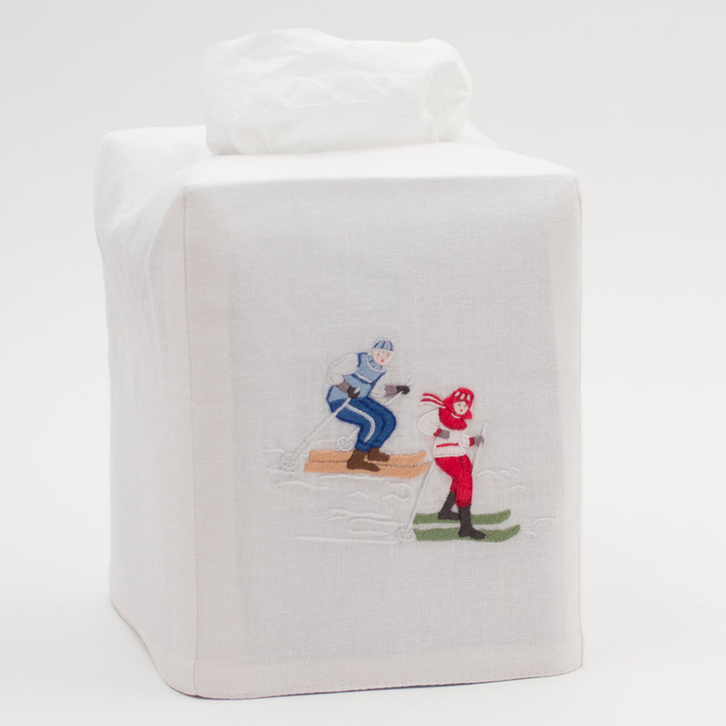 TISSUE HOLDER MANDARIN ORIENTAL PORCELAIN TISSUE DISPENSER TISSUE COVER