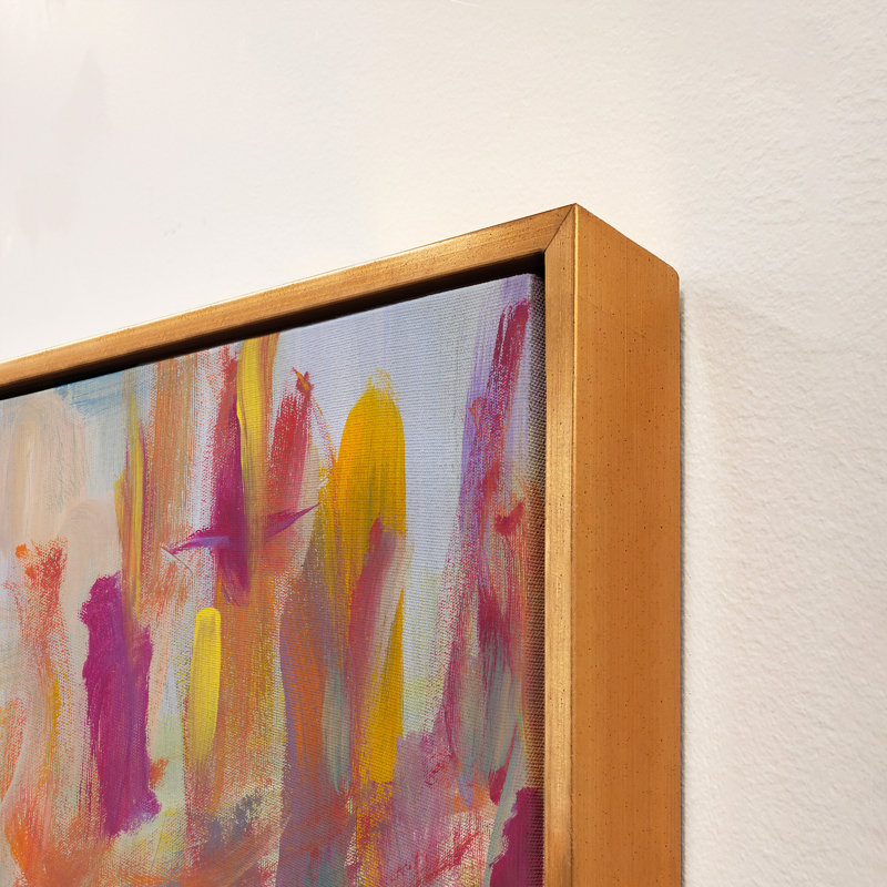 Chelsea Art Studio Colorful Rain By Guseul Park Floater Frame