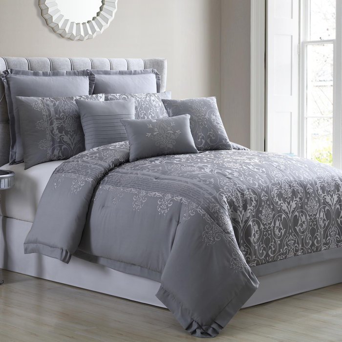 House Of Hampton Sosebee Jacquard Comforter Set Wayfair
