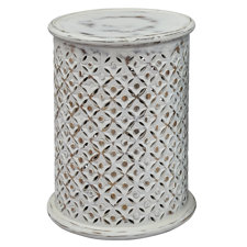 Lorraine Global Archive Drum End Table