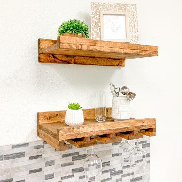 Modern Contemporary Dark Wood Wall Unit Allmodern
