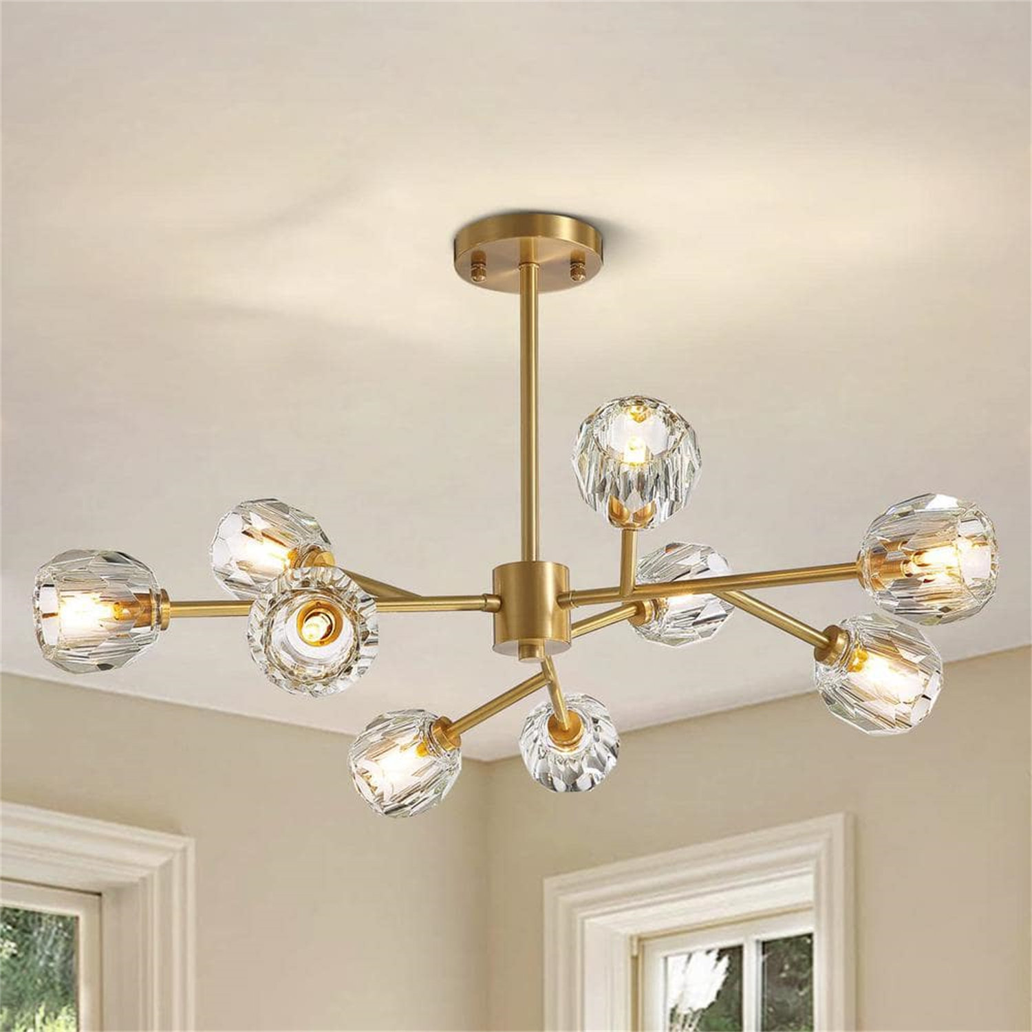 sputnik design chandelier