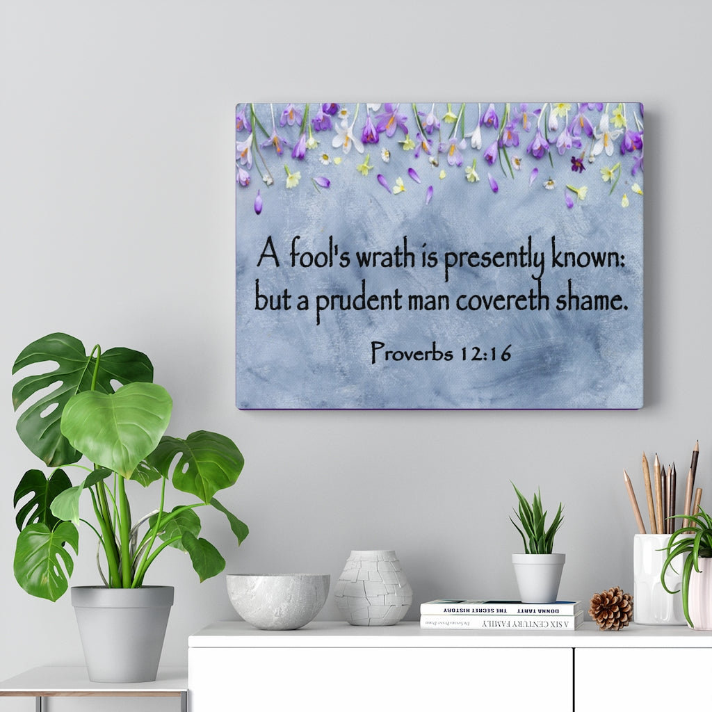 Trinx A Fool s Wrath Proverbs 12 16 Christian Home D cor Wall Art Trinx a fool s wrath proverbs 12 16 christian home d cor wall art