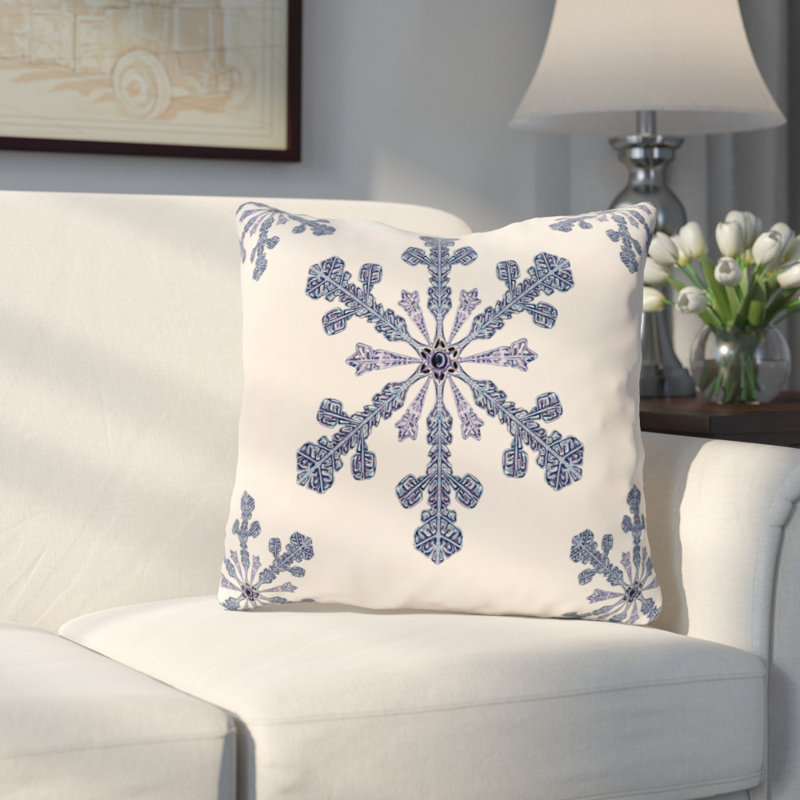 Three Posts™ Hume Holiday Print Square Pillow Cover and ...