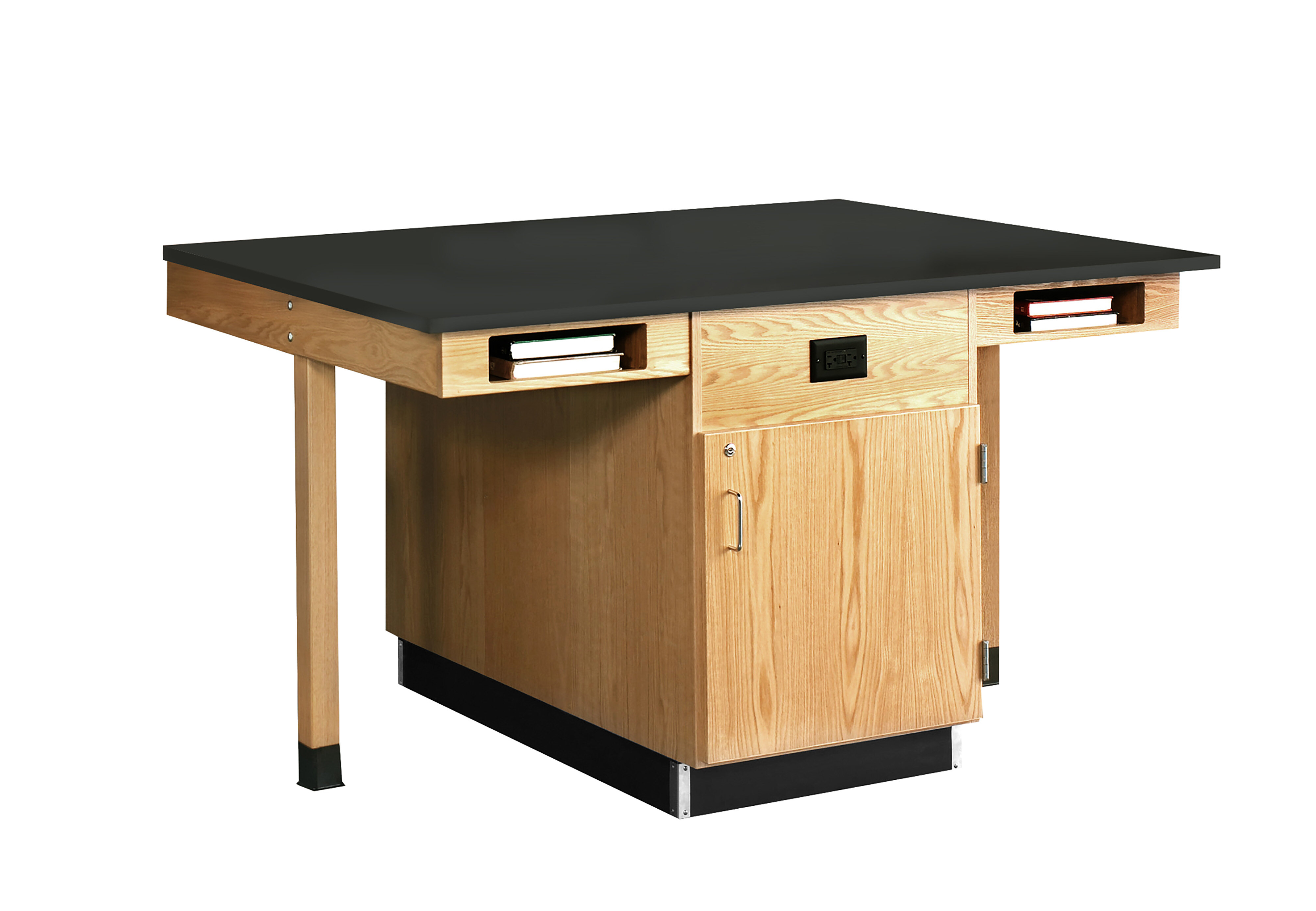 Diversified Woodcrafts Four Student Double Faced Workstation | Wayfair