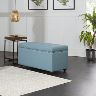 Go to store & view more images Alcott Hill Adeline Upholstered Storage Bench