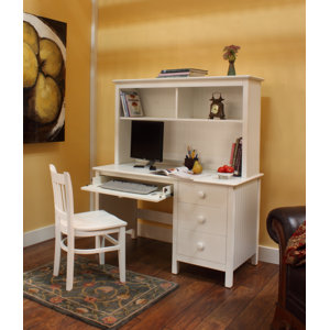 Dakota Writing Desk with Hutch