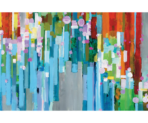 East Urban Home Rainbow Of Stripes In Zoom By Danhui Nai