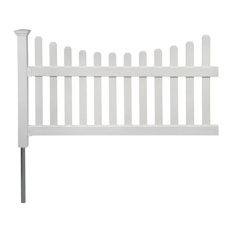 Zippity Outdoor Products 3 5 Ft H X 6 Ft W All American Vinyl Fence Panel Reviews Wayfair